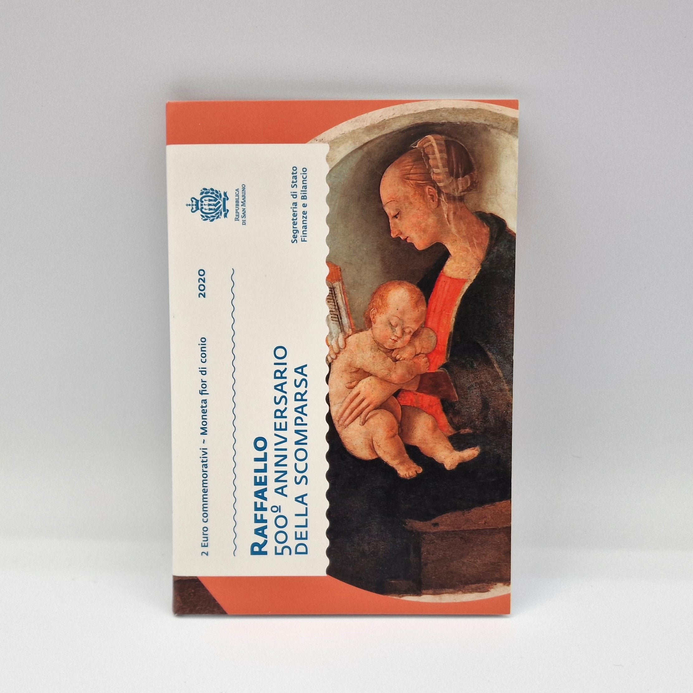 2020 "Raffaello" - 2€ San Marino Coincard